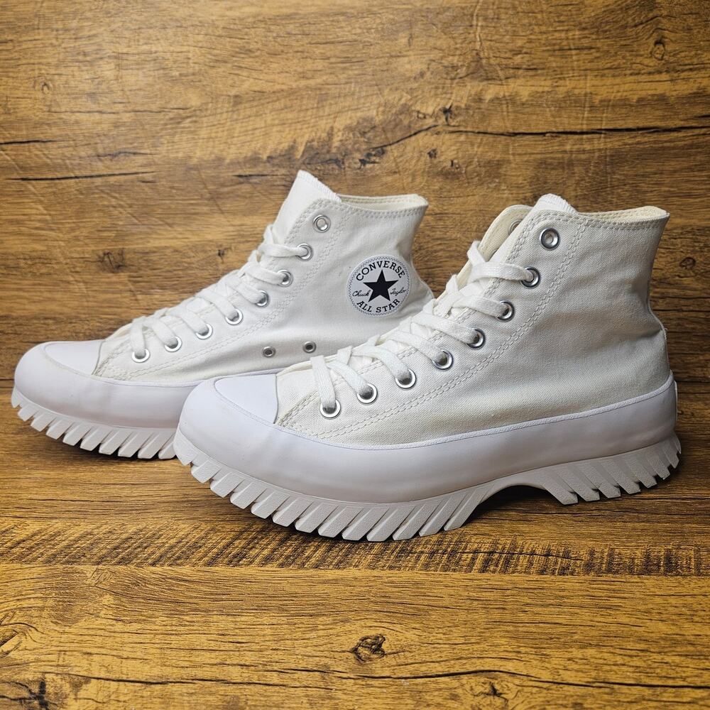 Converse Chuck Taylor All Star Lugged 2.0 A00871C Women's White Shoes US 10.5